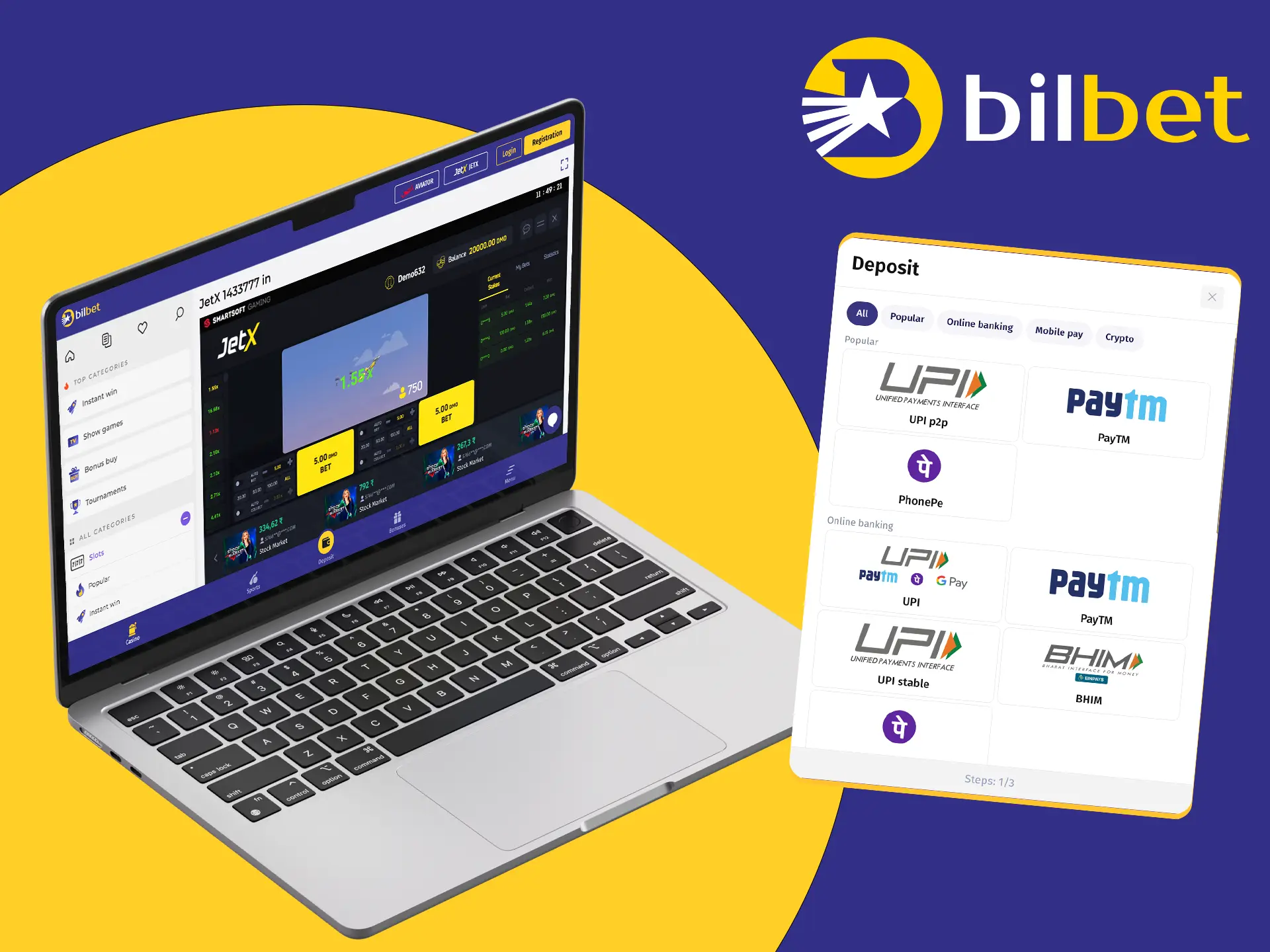 Play a simple game that requires you to launch a mini airplane on the Bilbet website.