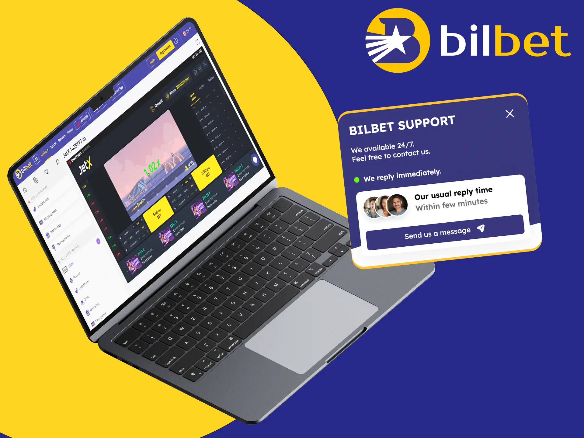 Bilbet operates legally in India and provides state-of-the-art website features.