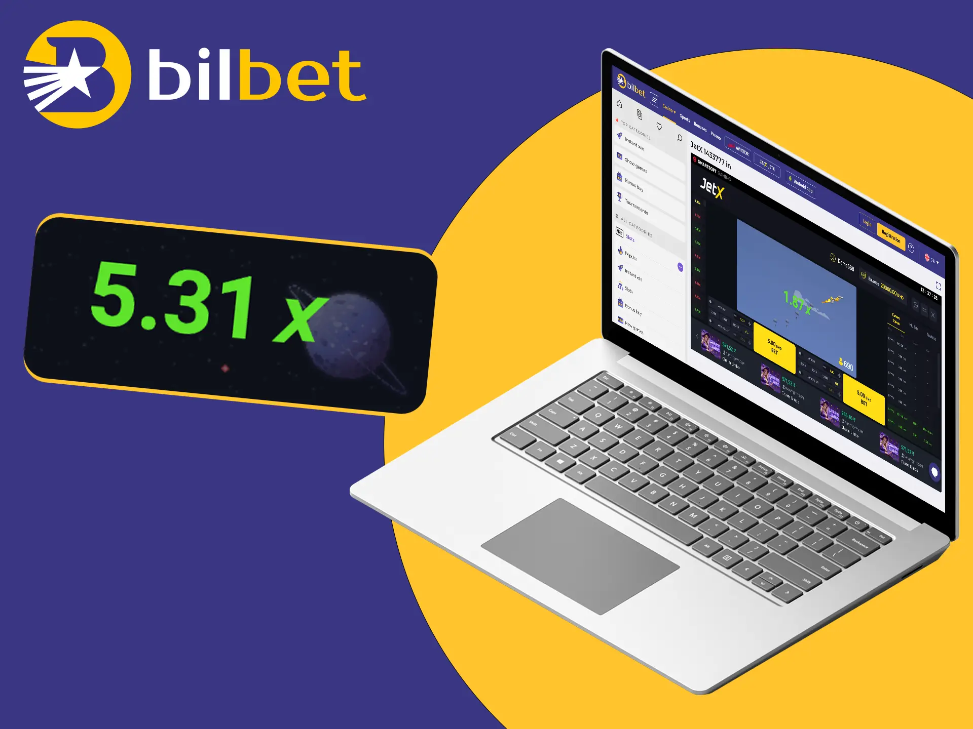 You will learn the process of playing Jetx by Bilbet very quickly thanks to our guide.